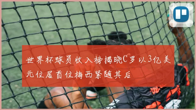 世界杯球员收入榜揭晓C罗以3亿美元位居首位梅西紧随其后